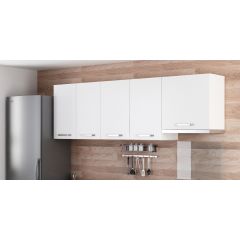 Minar 230 Cm Mutfak Dolabı Beyaz 230-B7-Üst Modül