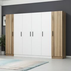 Kale 6 Kapaklı 2Ç Zincir Dolap - Beyaz Dore