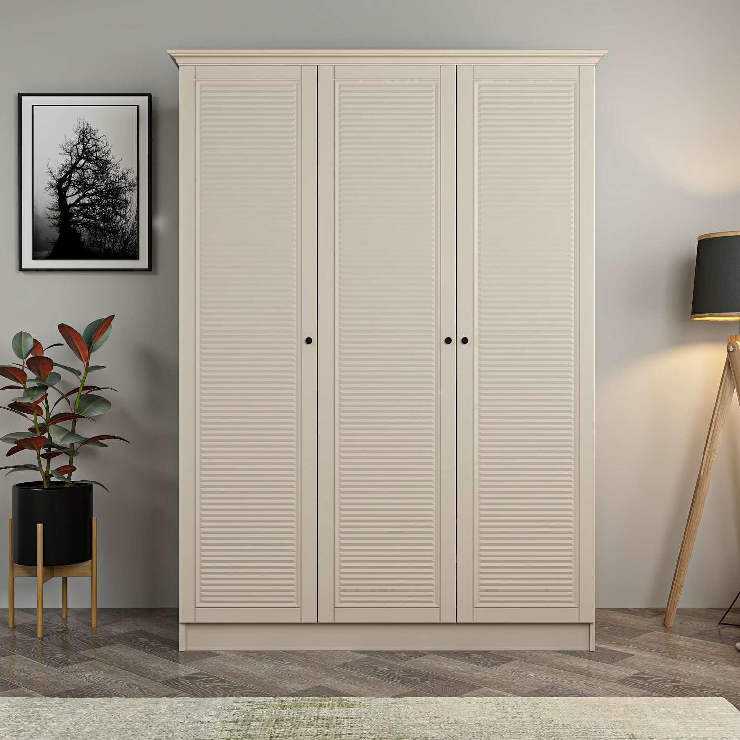 Kale 3 Kapaklı 2Ç Taçlı Dolap Kumtaşı Mebran Panjur Kumtaşı