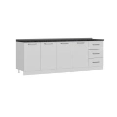 Minar 240 Cm Mutfak Dolabı Beyaz 240-B1-Alt Modül