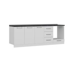 Minar 240 Cm Mutfak Dolabı Beyaz 240-B4-Alt Modül