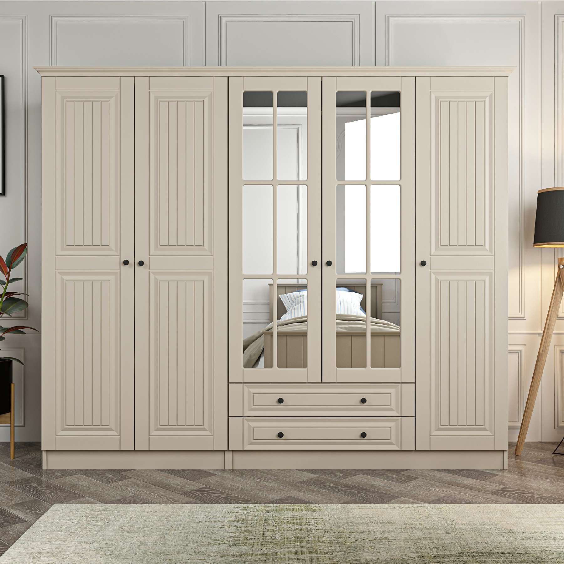 Kale 5 Kapaklı 2Ç Taçlı Dolap Kumtaşı Mebran İlkbahar Kumtaşı