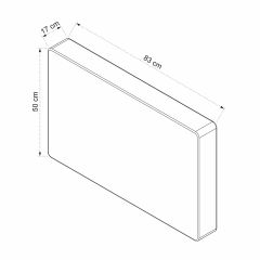 Kristal 2'li Kol Modül Sol-Sağ Universal - Koyu Gri