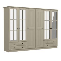 Kale 6 Kapaklı 4Ç Taçlı Dolap Kumtaşı Mebran İlkbahar Kumtaşı