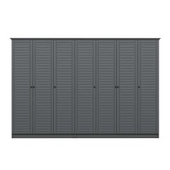 Kale 7 Kapaklı 4Ç Taçlı Dolap Antrasit Mebran Panjur Antrasit