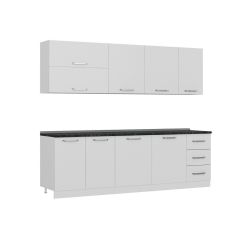 Minar 255 Cm Mutfak Dolabı Beyaz 255-B2