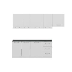 Minar 255 Cm Mutfak Dolabı Beyaz 255-B4