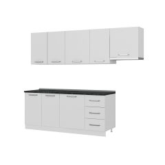 Minar 255 Cm Mutfak Dolabı Beyaz 255-B4