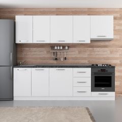 Minar 255 Cm Mutfak Dolabı Beyaz 255-B5