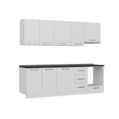 Minar 255 Cm Mutfak Dolabı Beyaz 255-B5