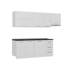 Minar 255 Cm Mutfak Dolabı Beyaz 255-B7