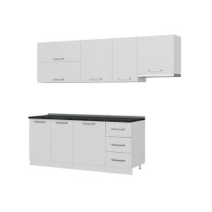 Minar 255 Cm Mutfak Dolabı Beyaz 255-B7