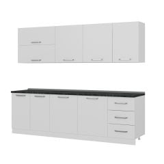 Minar 260 Cm Mutfak Dolabı Beyaz 260-B1