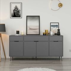 Elina Ayaklı Konsol - Antrasit/Antrasit