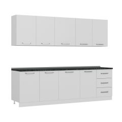 Minar 260 Cm Mutfak Dolabı Beyaz 260-B2