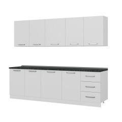 Minar 260 Cm Mutfak Dolabı Beyaz 260-B2