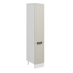 Alvinka Mutfak Modül Mbr_A 40-H222Cm Boy Dolabı Beyaz Kumtaşı