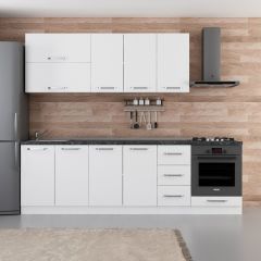 Minar 260 Cm Mutfak Dolabı Beyaz 260-B3