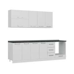 Minar 260 Cm Mutfak Dolabı Beyaz 260-B3