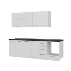 Minar 260 Cm Mutfak Dolabı Beyaz 260-B3