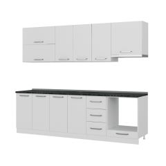 Minar 260 Cm Mutfak Dolabı Beyaz 260-B5