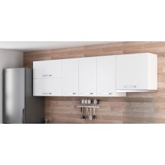 Minar 260 Cm Mutfak Dolabı Beyaz 260-B4-Üst Modül