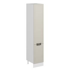 Alvinka Mutfak Modül Mbr_A 45-H240Cm Boy Dolabı Beyaz Kumtaşı