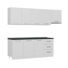 Minar 260 Cm Mutfak Dolabı Beyaz 260-B7