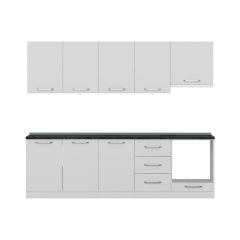 Minar 260 Cm Mutfak Dolabı Beyaz 260-B8