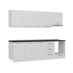 Minar 260 Cm Mutfak Dolabı Beyaz 260-B8