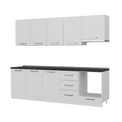 Minar 260 Cm Mutfak Dolabı Beyaz 260-B8