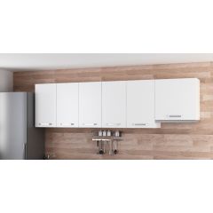 Minar 265 Cm Mutfak Dolabı Beyaz 265-B5-Üst Modül