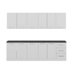 Minar 265 Cm Mutfak Dolabı Beyaz 265-B1