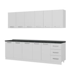 Minar 265 Cm Mutfak Dolabı Beyaz 265-B1