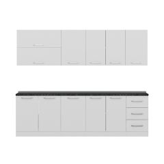 Minar 265 Cm Mutfak Dolabı Beyaz 265-B2