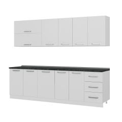 Minar 265 Cm Mutfak Dolabı Beyaz 265-B2