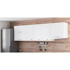 Minar 265 Cm Mutfak Dolabı Beyaz 265-B8-Üst Modül