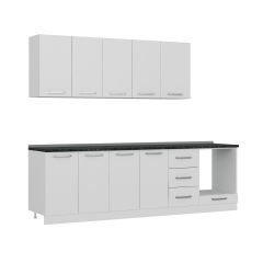 Minar 265 Cm Mutfak Dolabı Beyaz 265-B3