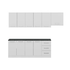 Minar 265 Cm Mutfak Dolabı Beyaz 265-B4