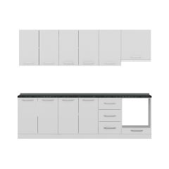 Minar 265 Cm Mutfak Dolabı Beyaz 265-B5