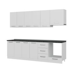 Minar 265 Cm Mutfak Dolabı Beyaz 265-B5