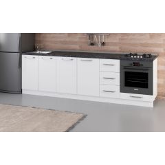 Minar 270 Cm Mutfak Dolabı Beyaz 270-B6-Alt Modül