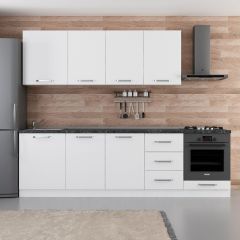 Minar 270 Cm Mutfak Dolabı Beyaz 270-B3