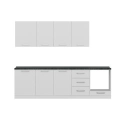 Minar 270 Cm Mutfak Dolabı Beyaz 270-B3