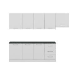 Minar 270 Cm Mutfak Dolabı Beyaz 270-B4