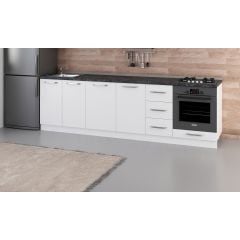 Minar 275 Cm Mutfak Dolabı Beyaz 275-B3-Alt Modül