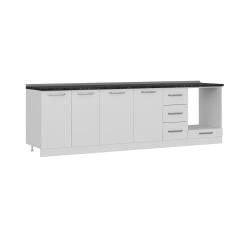 Minar 275 Cm Mutfak Dolabı Beyaz 275-B3-Alt Modül