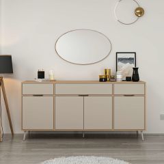 Elina Ayaklı Konsol Aynalı - Dore/Kumtaşı