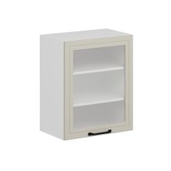 Alvinka Mutfak Modül Mbr_A Üst 1Dk2R 60-H72Cm Dolap Cam Beyaz Kumtaşı