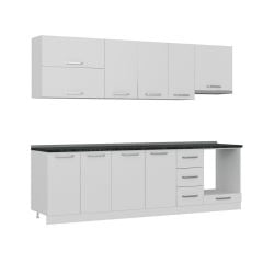 Minar 270 Cm Mutfak Dolabı Beyaz 270-B8